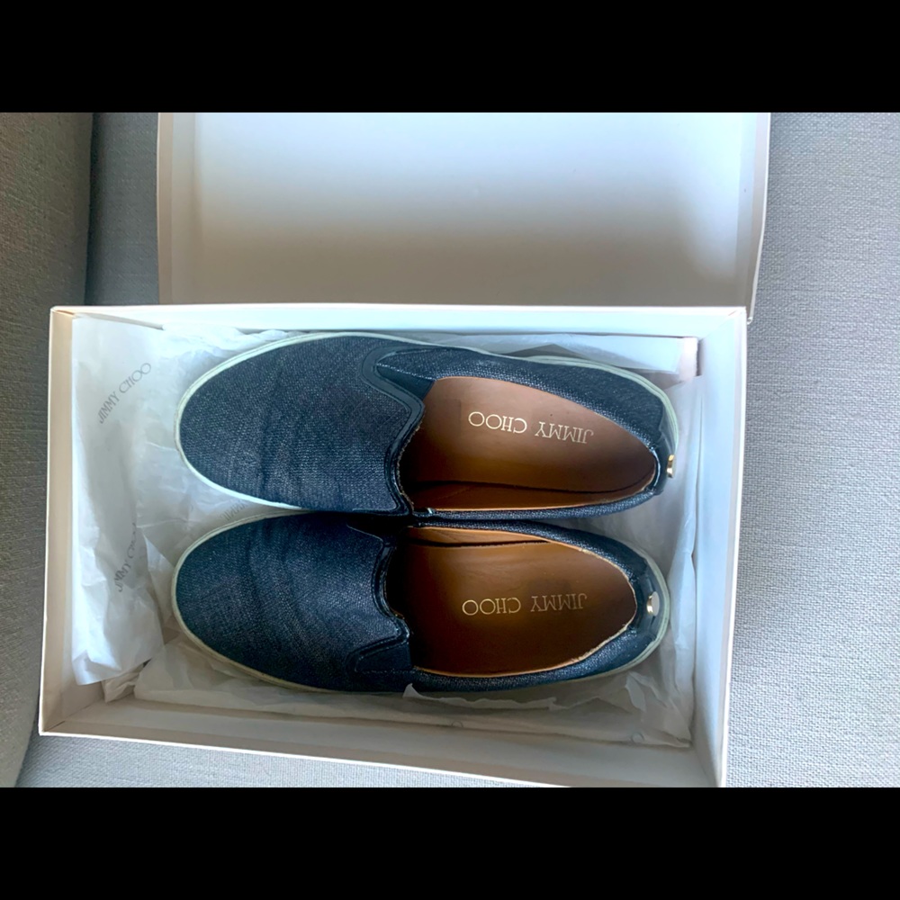 Paisley pat black JIMMY CHOO shoes